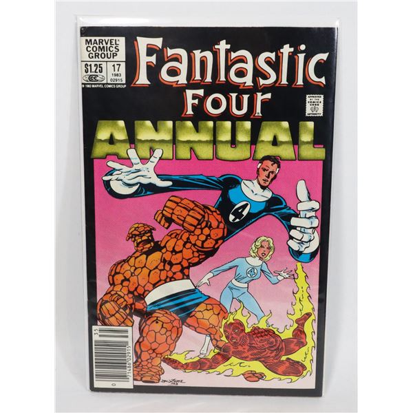 #1178 MARVEL COMICS FANTASTIC FOUR ANNUAL #17 1983