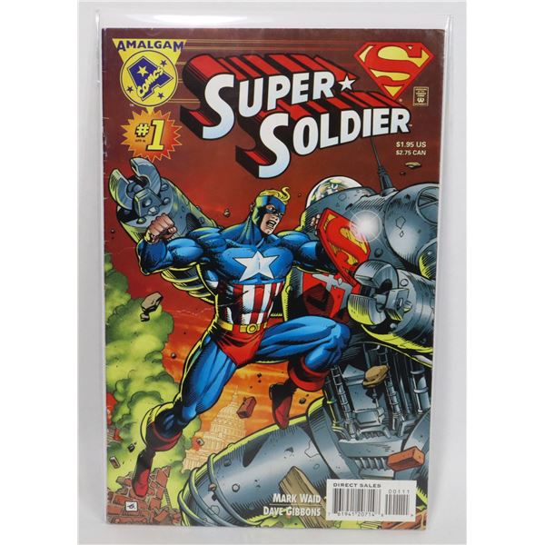 #1341 AMALGAM COMICS SUPER SOLDIER #1 APRIL 1996