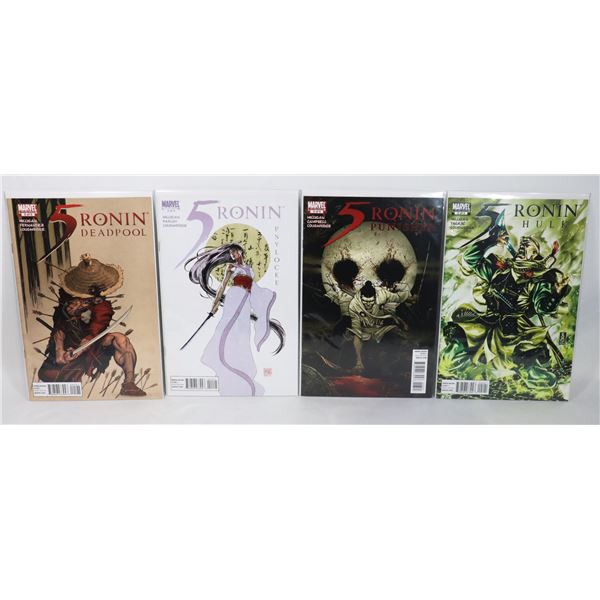 #1350 MARVEL COMICS RONIN #2 TO #5 SET HULK