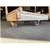 Image 2 : WOODEN 4 STEEL WHEEL MATERIAL PLATFORM DOLLY-APPROX. 5FT X 2 1/2FT