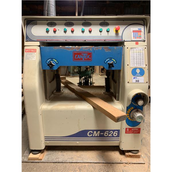 CANTEK MODEL CM-626 INDUSTRIAL PLANER (26" BED)