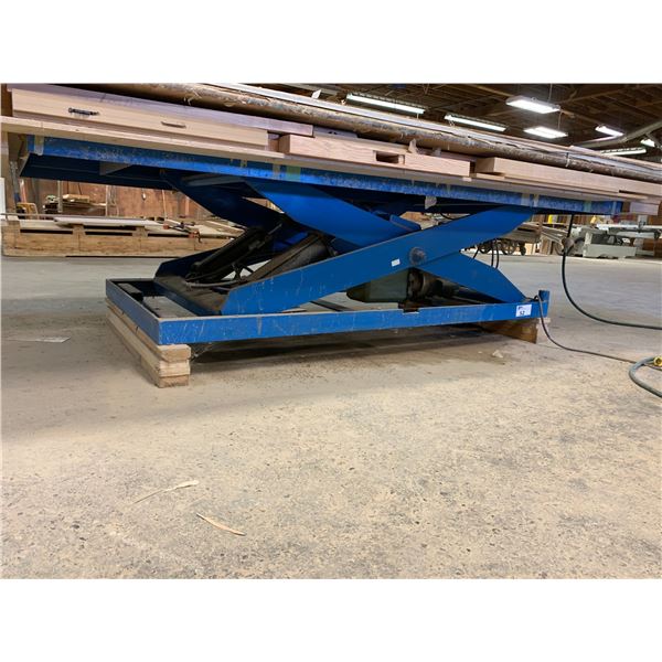 HYDRAULIC SCISSOR-LIFT PLATFORM TABLE-APPROX.3FT X 8FT