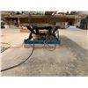 Image 2 : HYDRAULIC SCISSOR-LIFT PLATFORM TABLE-APPROX.3FT X 8FT