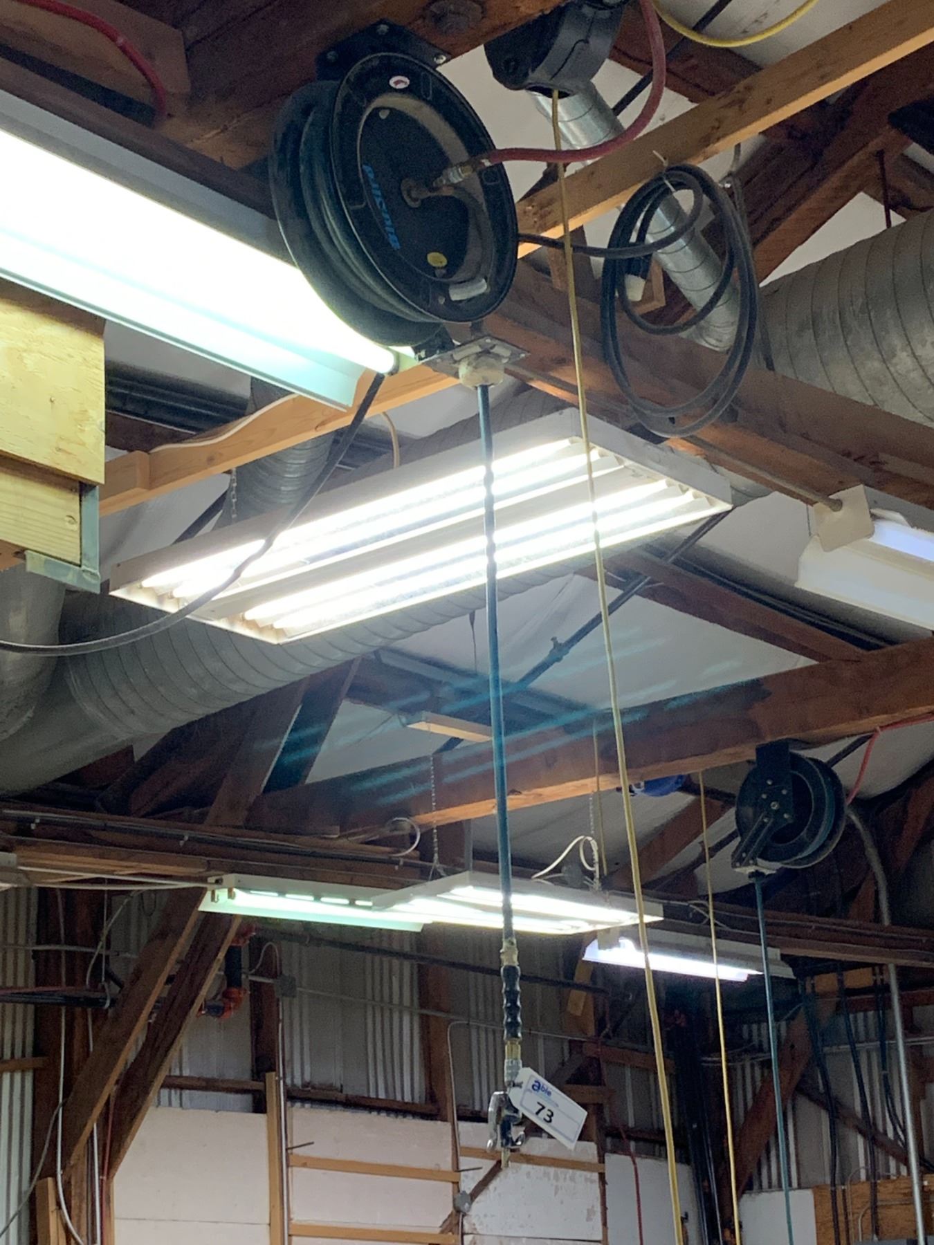 RETRACTABLE AIR LINE REELER (WALL OR ROOF MOUNT) WITH HOSE LINE - Able ...