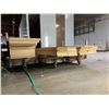 Image 1 : 3 ROLLING CARTS OF ASSORTED MDF & PARTICLE BOARD  *CARTS INCLUDED*