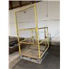 Image 1 : YELLOW METAL FORKLIFT MAN CAGE LIFT