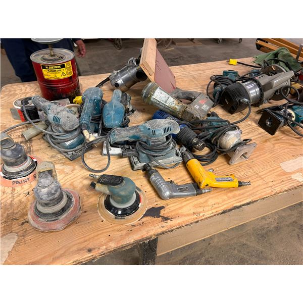 LARGE QUANTITY OF HAND TOOLS LOCATED ON TOP OF LOT 34