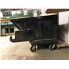 Image 2 : LARGE BLACK METAL FORKLIFT DUMP BIN-APPROX. 8FT ACROSS X 3 1/2FT WIDE