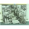 Image 1 : NOSTALGIC 1950'S PRINT - VANCOUVER FACTORY WOOD WORKING SCENE APPROX. 3FT X 4FT
