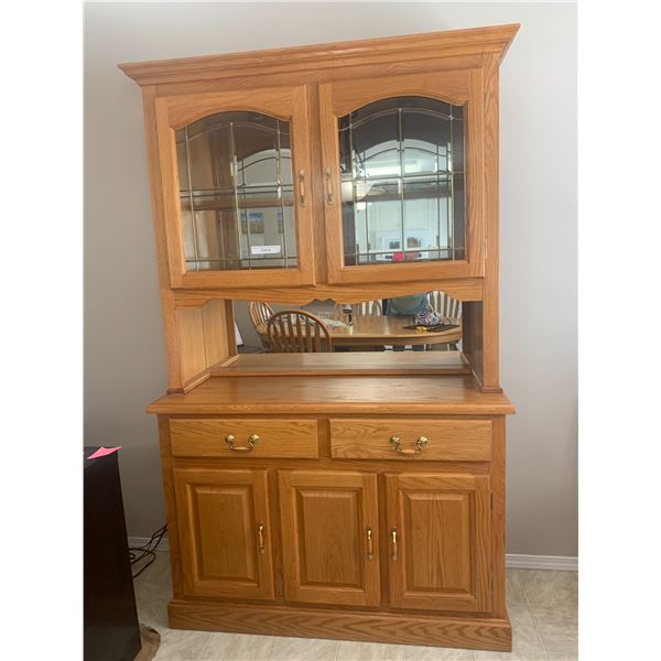 Beautiful Wood Buffet Cabinet (Contents not included)