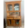 Image 4 : Beautiful Wood Buffet Cabinet (Contents not included)
