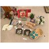 Image 1 : Leaf Wall Art Deer Ceramic Figurine, Silk Flowers & Plants  Christmas Ornaments, Bags, Woven Basket,