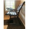 Image 3 : Wrought Iron & Wood Outdoor Seat