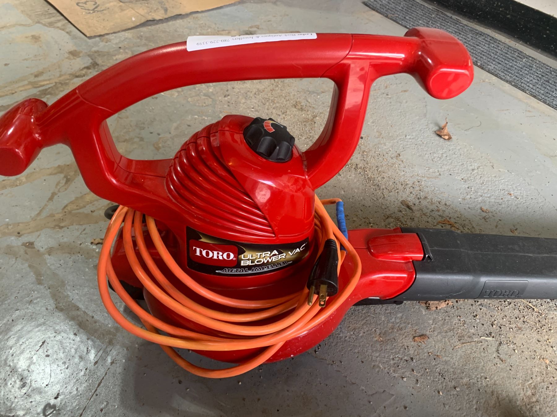 Jobmate Electric Hedge Trimmer, & Toro Ultra Blower Vac Beck Auctions