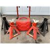 Image 3 : Moving Dolly, Heavy Duty Jack Stands & Gas Tank
