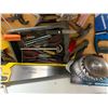 Image 3 : Banana Knife, Assortment Of Hammers, Pliers, Saws, Screw Drivers, Saw Blades, Wire Crimps & Pivot Wr
