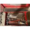Image 6 : Complete Snap-On Tool Box w Fold-able Side Table, Brass Mallet, Ball-Peen Hammer, Wire Brush, Asst o