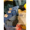 Image 3 : 5 XL Green Coveralls, 2 XL A-Safe Rain-ware (pants, suspenders & hoodie) 3 pair Company Jeans (40 x 