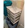 Image 4 : Asst of Rubbermaid Totes, Metal Wire Shelves, Plastic Storage Organizers