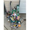 Image 1 : Swiffer Sweep Plus Vacuum (New), Bucket of Sponges, Sham wow High Absorbency Cloths, Tote with New R