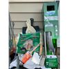 Image 3 : Swiffer Sweep Plus Vacuum (New), Bucket of Sponges, Sham wow High Absorbency Cloths, Tote with New R