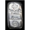 Image 1 : (1) 10 ozt .999 Fine Silver Fleur De Lis Bullion Bar