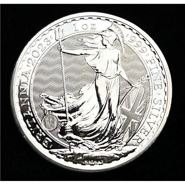 2023 Great Britain King Charles III Britannia 1 ozt .999 Silver