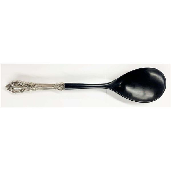 Sterling Silver Handle Salad Spoon
