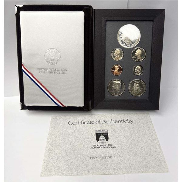 1989-S United States Mint Prestige Set (7-coins)
