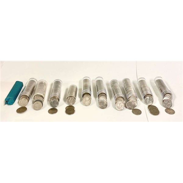 (10)+ Rolls Of Buffalo, War, Jefferson Nickels Plus More