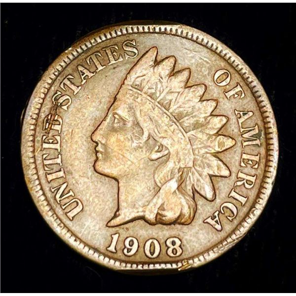 1908-S Indian Head Cent Fine Details