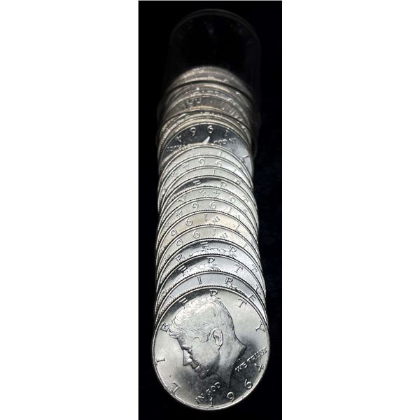 Roll (20-coins) Mint Condition 90% Silver 1964 Kennedy Half Dollars $10 FV