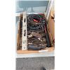 Image 2 : 2 BOXES OF TOOLS, BANDSAW BLADES, TWINE AND MORE