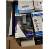 Image 2 : BOX OF TIMERS, BAKEWARE RACK, DISPENSERS AND MORE