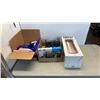 Image 1 : BOX OF ELECTRONICS, COMUPTER ITEMS AND AIRPOT COFFEE CARAFE