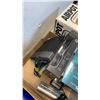Image 8 : BOX OF ELECTRONICS, COMUPTER ITEMS AND AIRPOT COFFEE CARAFE