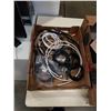 Image 2 : 2 BOXES OF VARIOUS ELECTRONICS AND CORDS