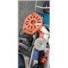 Image 2 : LOT OF TOOLS, EXTENTION CORD, PVC VALVE  AND MORE