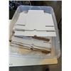 Image 2 : TOTE OF CARDBOARD BOXES
