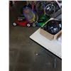 Image 2 : LOT OF NEW BEERPONG WITH HOCKEY HELMET, PADDED SHIRT AND BADMINTON RACKETS