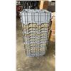 Image 3 : STACK OF 15 TOTES WITH BUILT IN INTERLOCKING LIDS