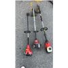Image 1 : 3 GAS POWERED WEED TRIMMERS FOR PARTS OR REPAIR