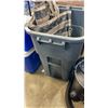 Image 1 : LARGE ROLLING GARBAGE CAN WITH FLIP TOP LID