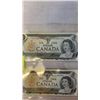 Image 3 : 3 MINT 1973 CANADIAN 1 DOLLAR BILLS - LAST ISSUE OF BILL