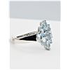 Image 3 : STERLING SILVER NATURAL BLUE TOPAZ RING, 9 TOPAZ (2.43CTS), W/A $515.00, SIZE 7, BLUE TOPAZ IS THE B