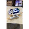 Image 1 : 2 MARBLE ROLLING PINS, WITH CANUCKS COLLECTIBLES