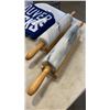 Image 2 : 2 MARBLE ROLLING PINS, WITH CANUCKS COLLECTIBLES