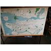 Image 1 : VINTAGE MAP OF VANCOUVER 54" WIDE