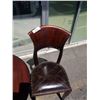 Image 5 : VINTAGE TABLE AND STUDDED CHAIR