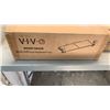 Image 2 : Vivo pnematic monitor arm for desk stand and white clamp on keyboard tray